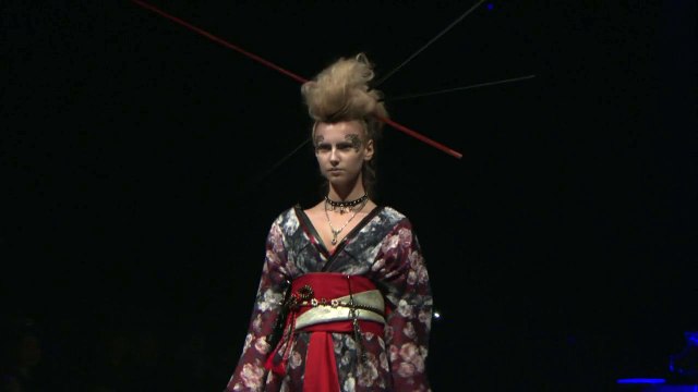 Japan fashion week rocks kimonos with a twist