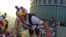 Dangerous Man Jumping From HUGe tOWER