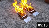 Apple iPhone 6S vs Samsung Galaxy S6 ON FIRE