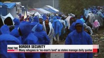 Migrants stranded as Balkan path closes