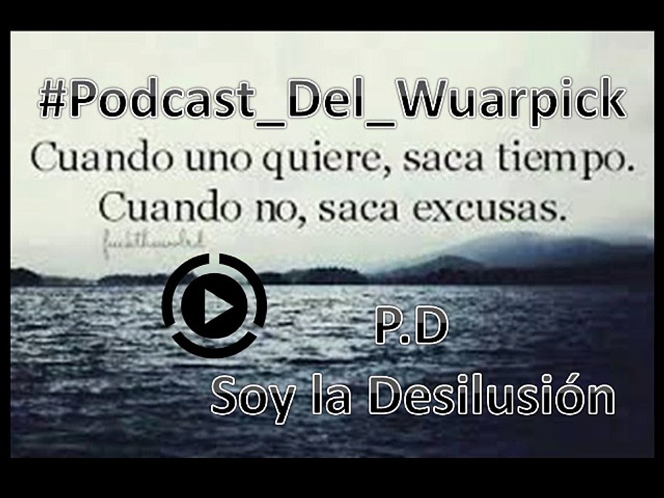 P.D SOY LA DESILUSION......