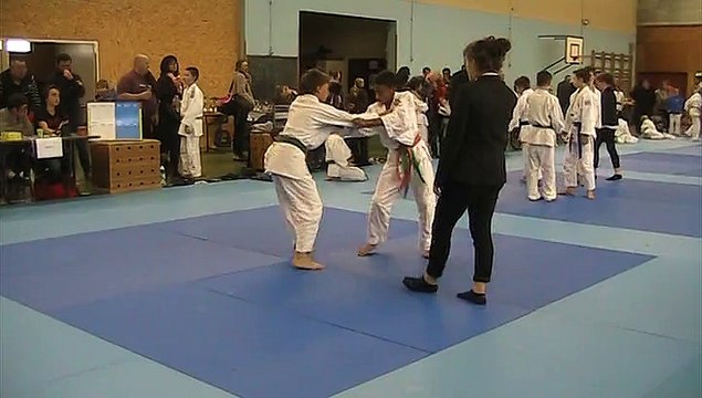 Noa Villefranque au Tournoi Régional Benjamin de Chateauponsac - Octobre 2015 - Demi finale