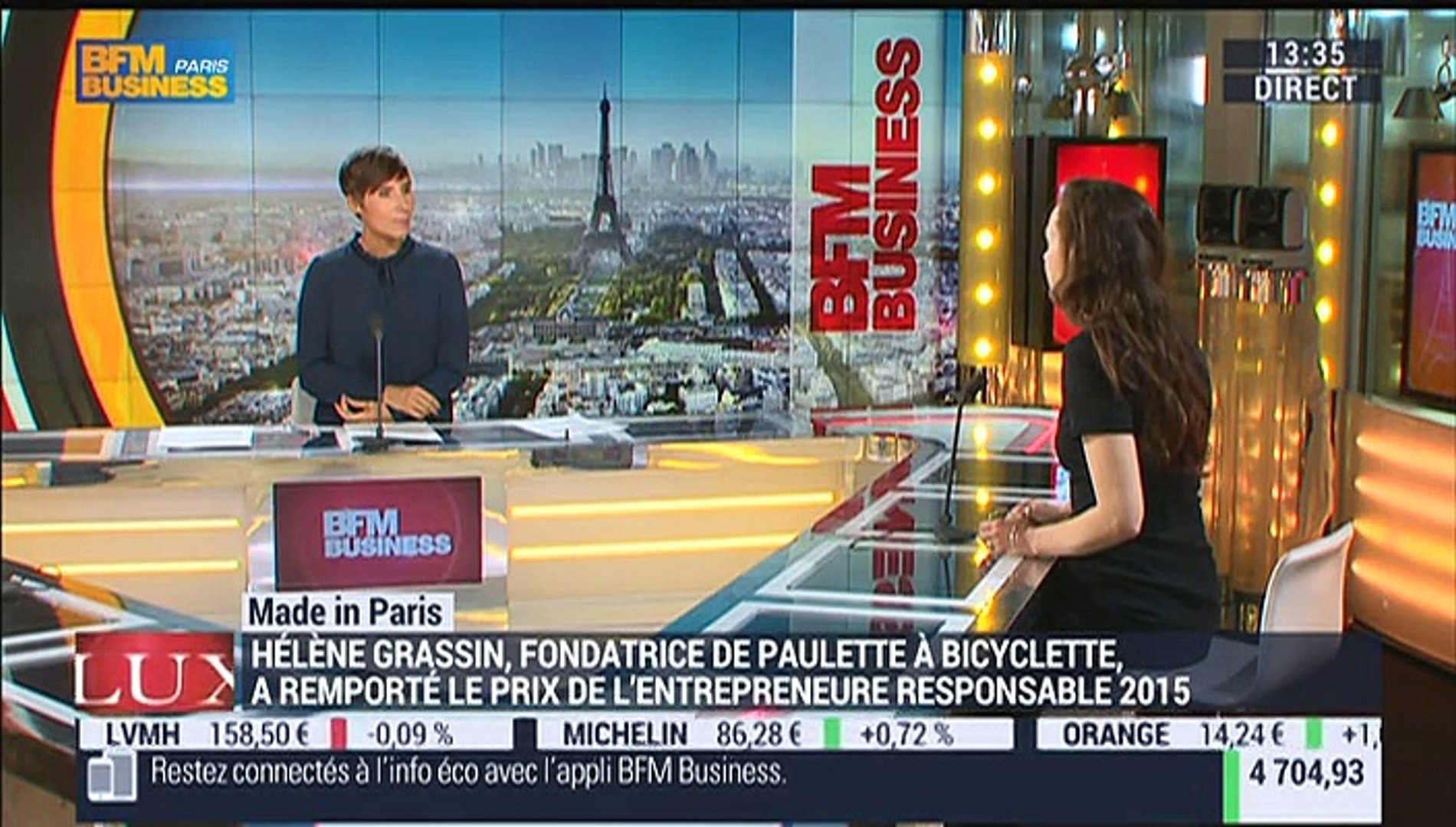 Made in Paris de Paulette à Bicyclette, marque de joaillerie - 19/10 -  Vidéo Dailymotion