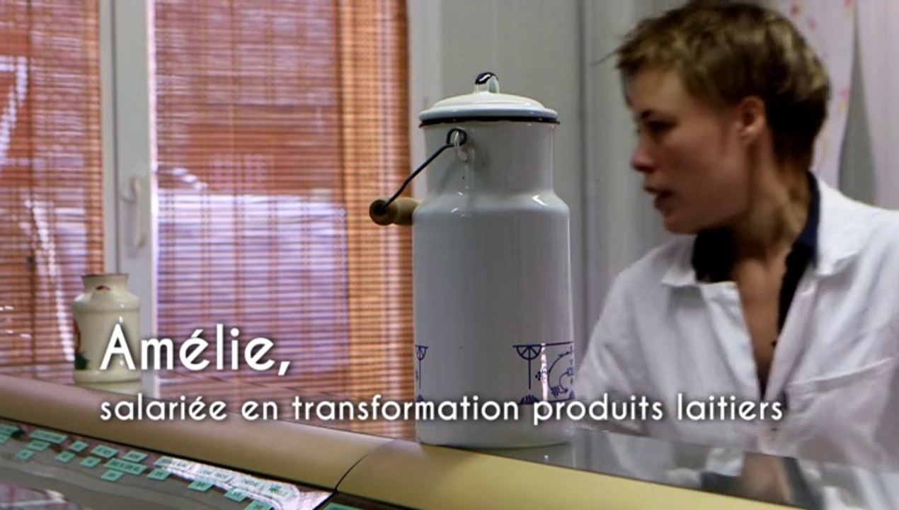 C'est quoi ton métier ? Amélie, Salariée dans l'industrie laitière (Expression directe 2015 - Episode 6)