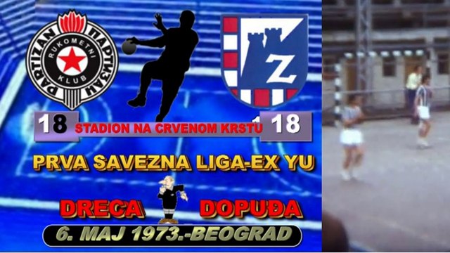 HANDBALL-RK PARTIZAN RK ZAGREB - 6.5.1973.-RUKOMET