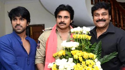 Скачать видео: Pawan Kalyan Met Chiranjeevi | Ram Charan | Sardaar Gabbar Singh