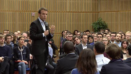 Rencontre avec Emmanuel Macron : discours introductif