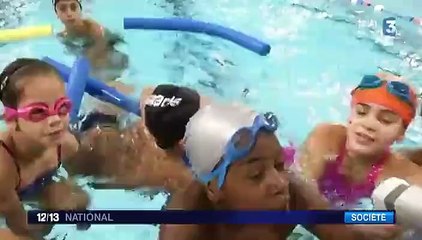 Opération natation pour le Secours populaire