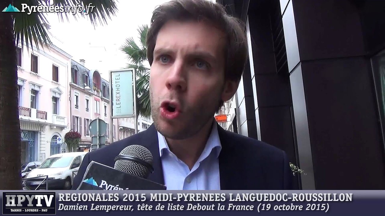 [REGIONALES 2015] Damien Lempereur Debout la France (19 octobre 2015)