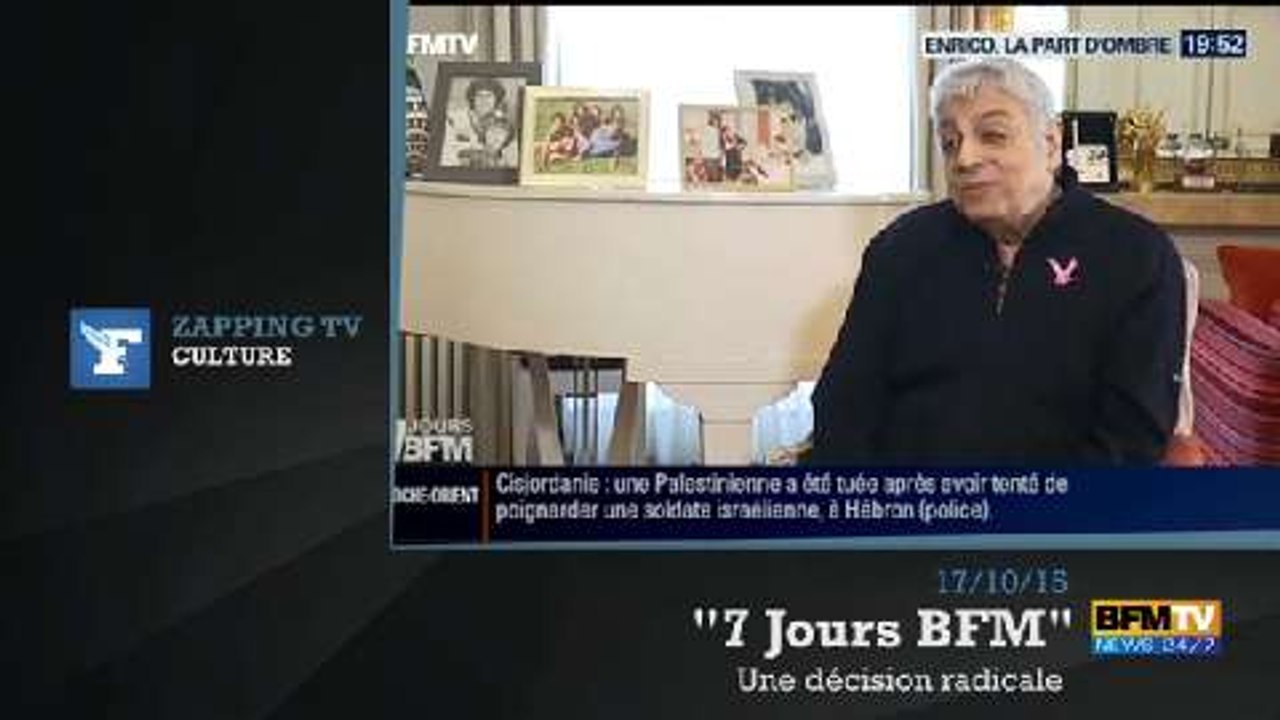 Zapping TV - Enrico Macias : "Si Marine Le Pen est élue, je pars en Israël"