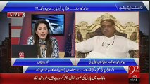 Khursheed Shah ran away from the show as soon as he heard Rauf Klasra is also participating in the show