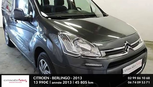 Annonce Occasion CITROëN Berlingo II Multispace HDi 90 Confort 2013