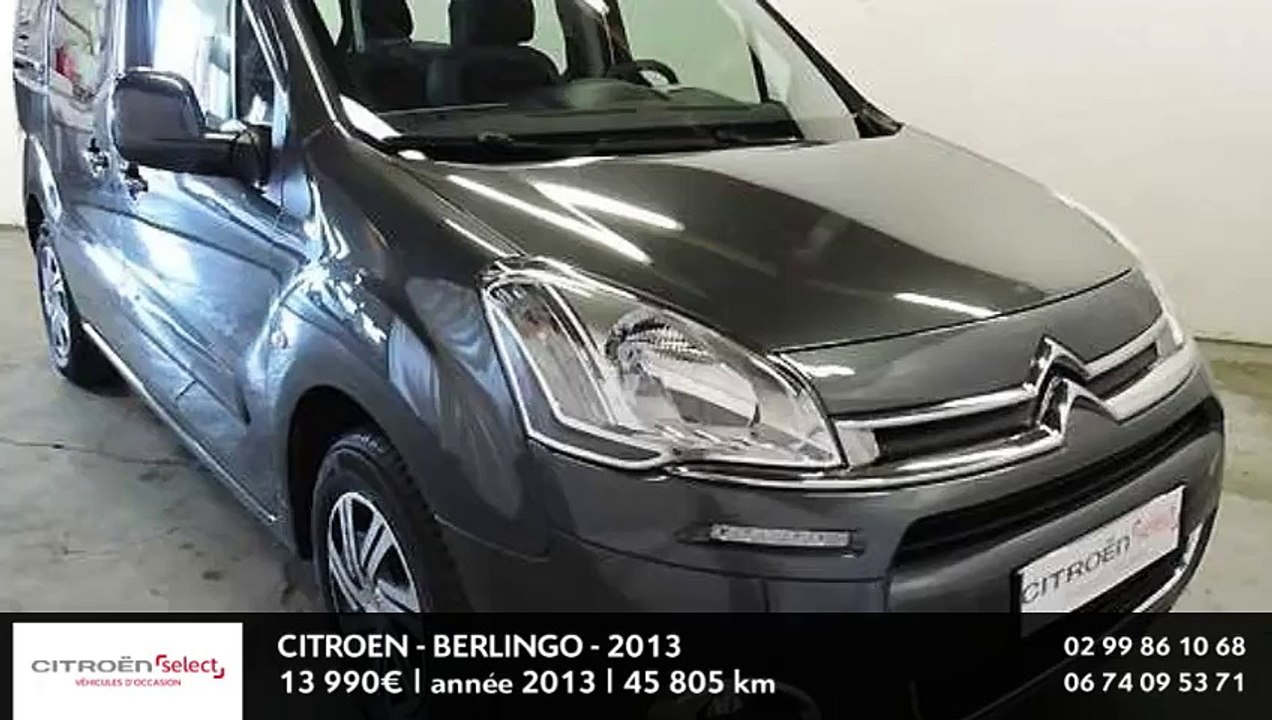 Annonce Occasion CITROëN Berlingo II Multispace HDi 90 Confort 2013