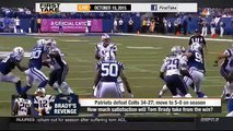 ESPN First Take Today (10 19 2015) - Tom Brady throws 3 TDs as Patriots beat Colts, 34-27