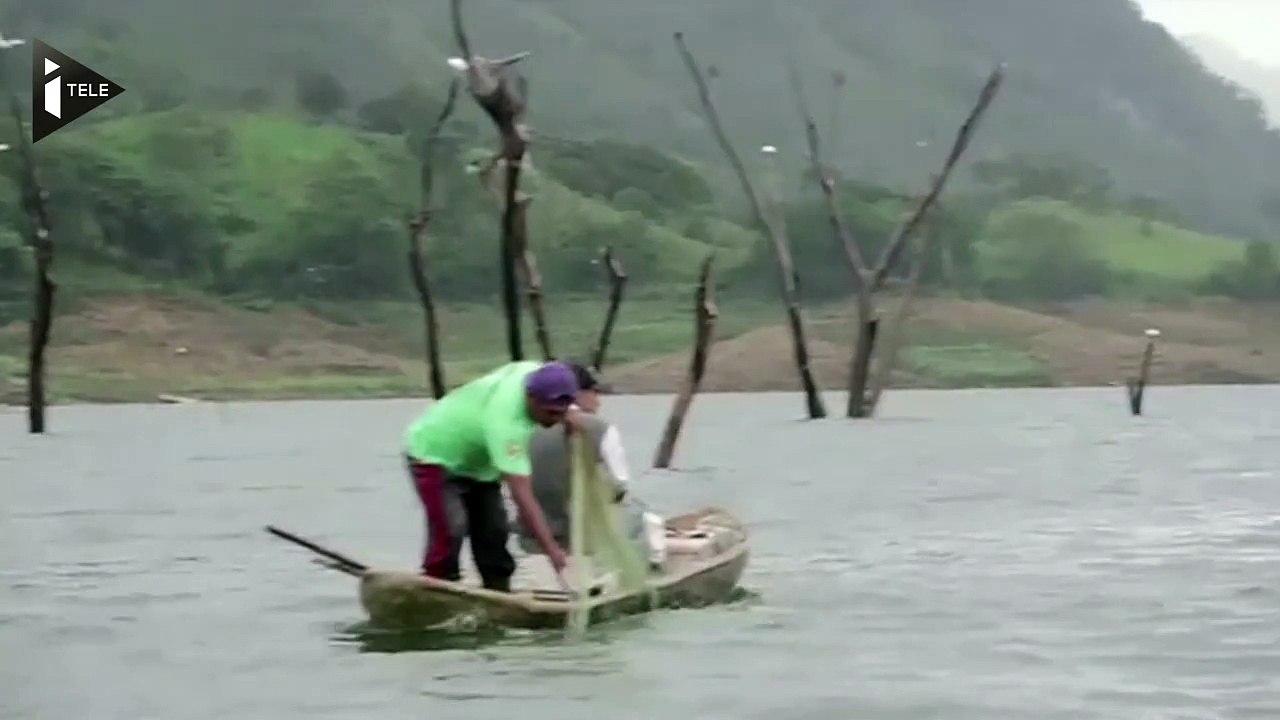 Une église vieille de 400 ans sort des eaux au Mexique