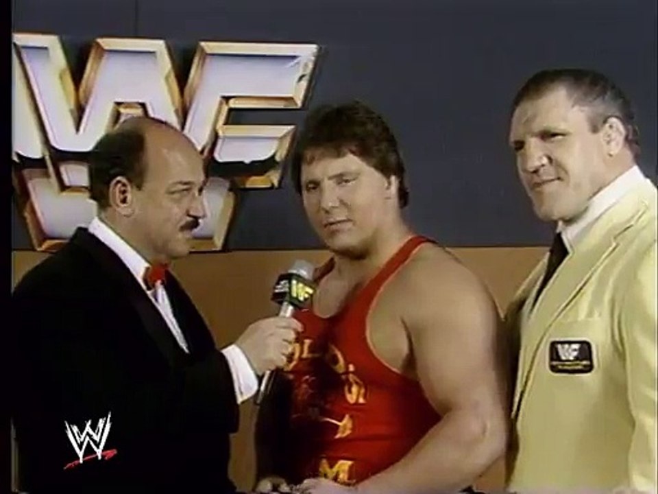 WWF Wrestlemania - Brutus Beefcake & David Sammartino Interview