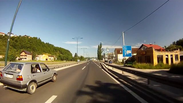 Bosnian road M-17 (01. Sarajevo city southwest - Hadžići town)