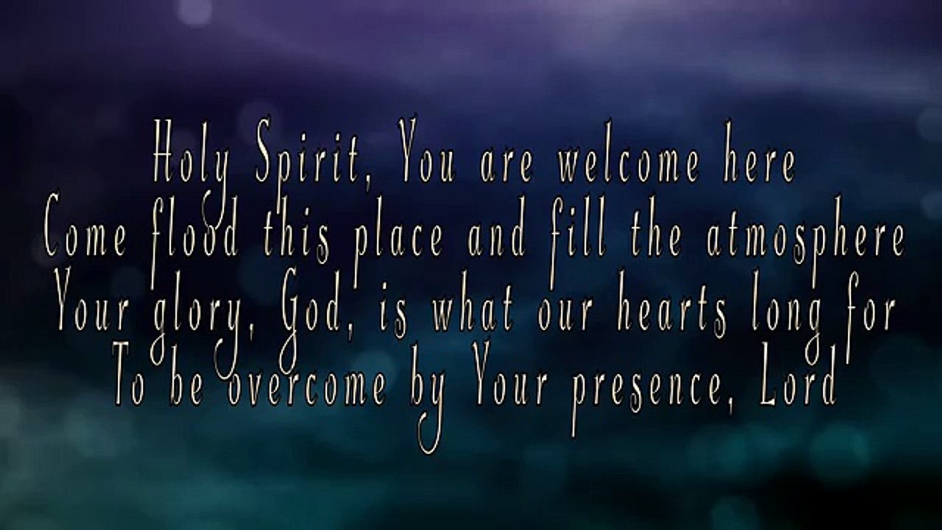 ⁣Holy Spirit Worship Song