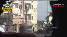 Syria War Syrian Rebels In Heavy Urban Fighting During Ongoing Clashes In Sheikh Miskin