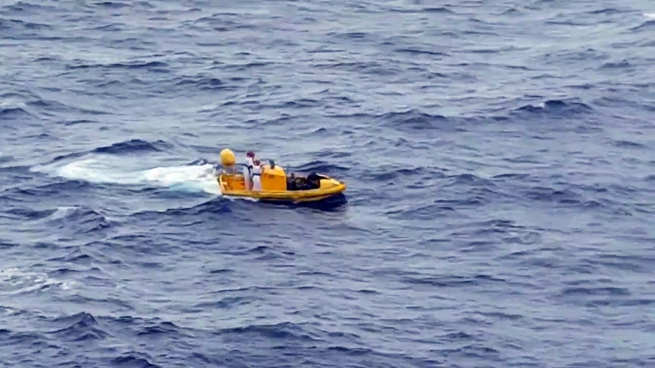 Filman imágenes del rescate de balseros cubanos 1