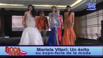 Mariela Viteri- un éxito su expo-feria de la moda