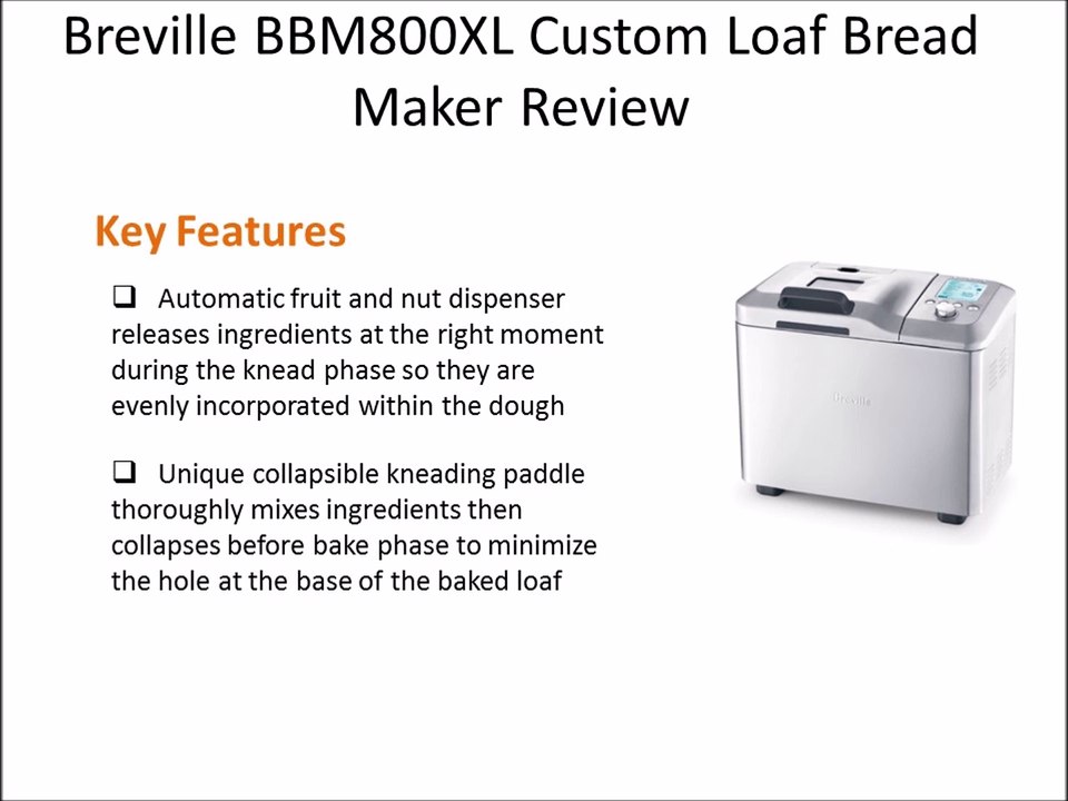 Breville Bread Machine