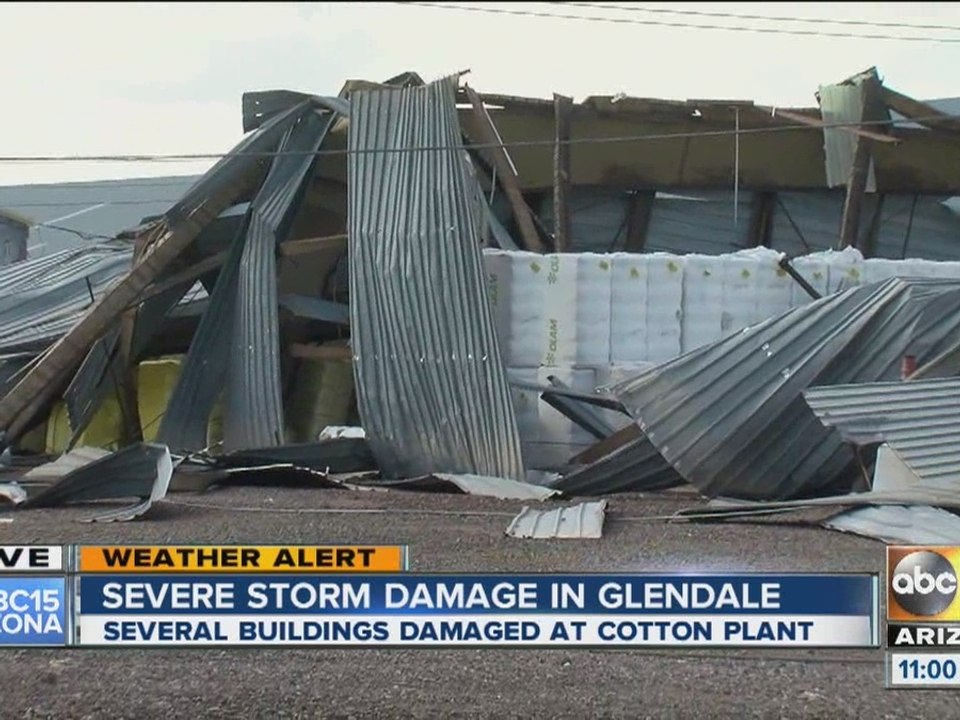 Glendale sustains serious storm damage