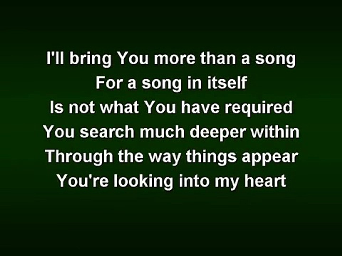 The Heart of Worship Song