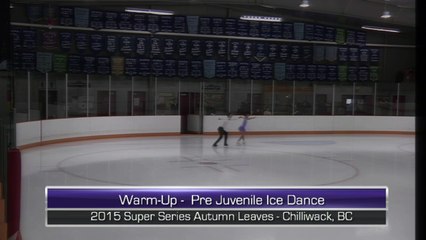 Autumn Leaves 2015 Rink 2- Pre-Juvenile Dance