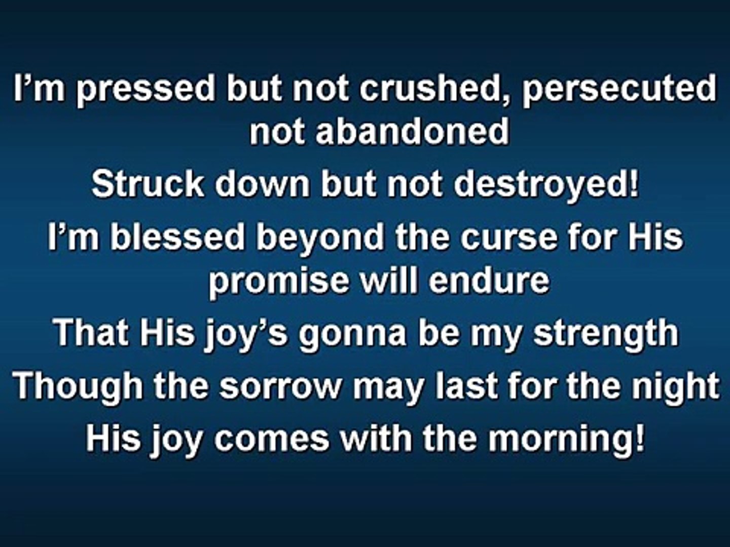Trading My Sorrows Worship Song