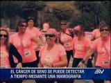 Monumentos se tiñen de rosa en el Día Mundial contra el cáncer de mama