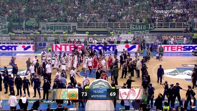 Η ένταση μετά το τέλος του αγώνα