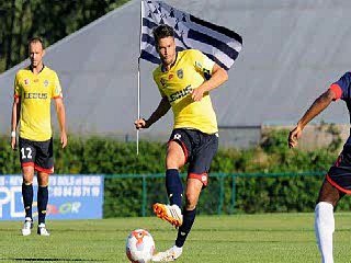 Après match Sochaux Tours Fc avec Johann Ramaré le capitaine du FCSM