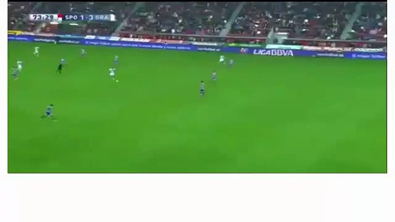 El Arabi Goal 1-3 Sporting Gijon vs Granada CF