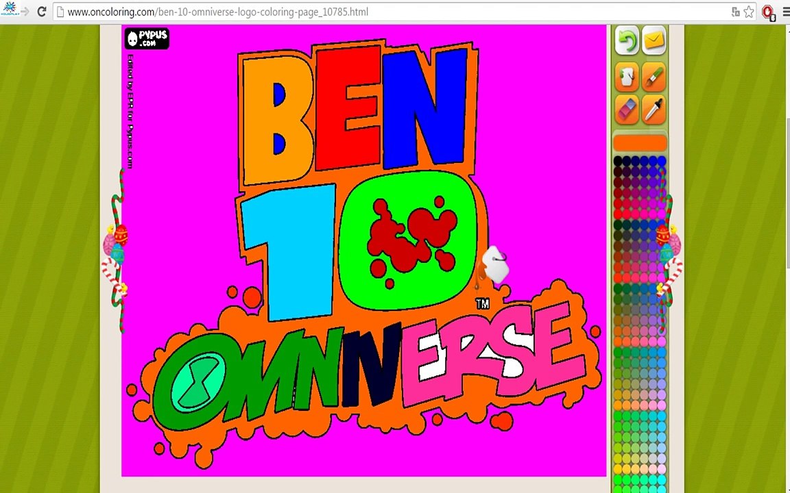 Ben 10 Colouring Games 2015 New Video - Ben Ten 10 Painting 2015 - Ben 10 Games 2015