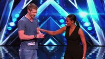 Michael John- Sexy Magician Tries to Kiss Mel B - America's Got Talent 2015