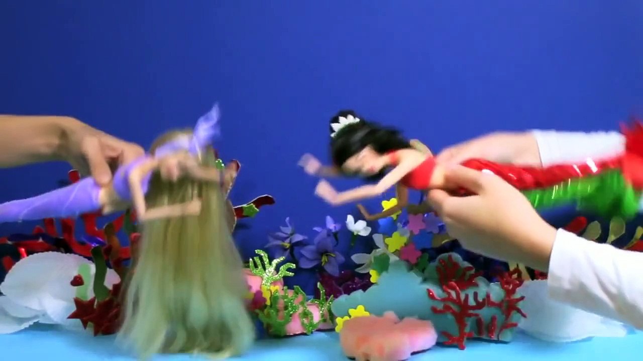 Disney Princess Mermaids Frozen Elsa Anna Mermaid Dolls Disney Princesses Dolls Mini Movie