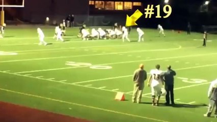 Fou ! un quarterback marque un touchdown sur une passe pour lui même !