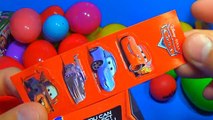 Surprise Eggs!!! Disney CARS MARVEL Spider Man SpongeBob HELLO KITTY