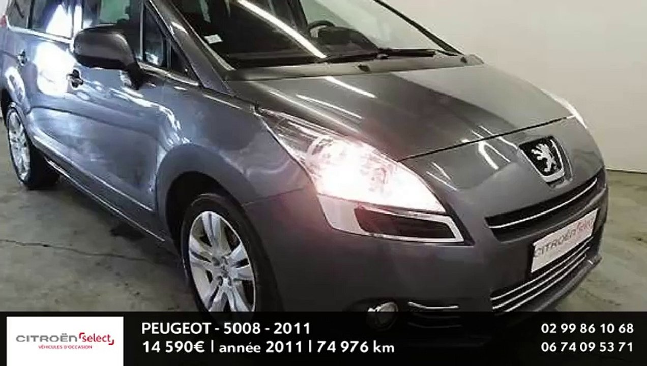Annonce Occasion PEUGEOT 5008 1.6 HDi 112ch FAP BVM6 Allure 7pl 2011
