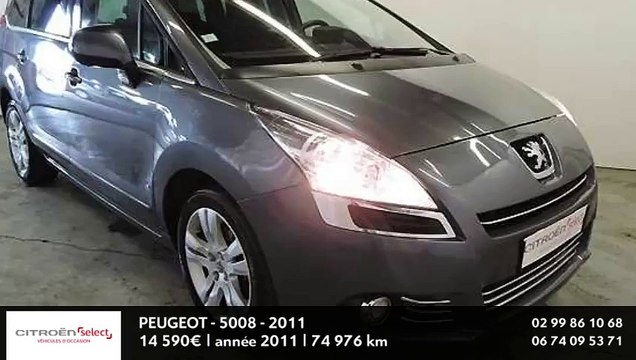 Annonce Occasion PEUGEOT 5008 1.6 HDi 112ch FAP BVM6 Allure 7pl 2011