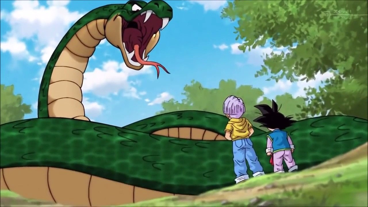 Dragon Ball Super: Goten and Trunks vs Snake HD English Subtitles