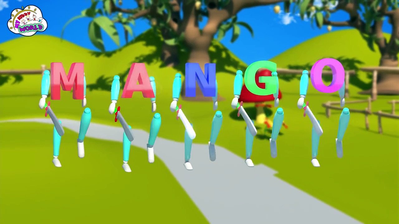 Fruit Finger Family Funny Mango Man Family in HD Finger Family