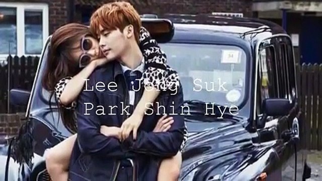 Lee Jong Suk and Park Shin Hye — Stylist couple in London for InStyle Magazine