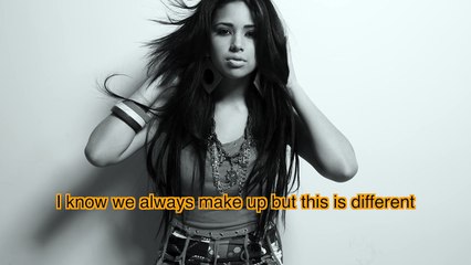 JASMINE VILLEGAS -The Breakup Song Lyrics SHE BELIEVED