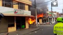 Video plane crashes into Bogota bakery killing 5 people