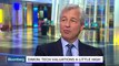 Jamie Dimon: Tech Valuations Are 'A Little High'