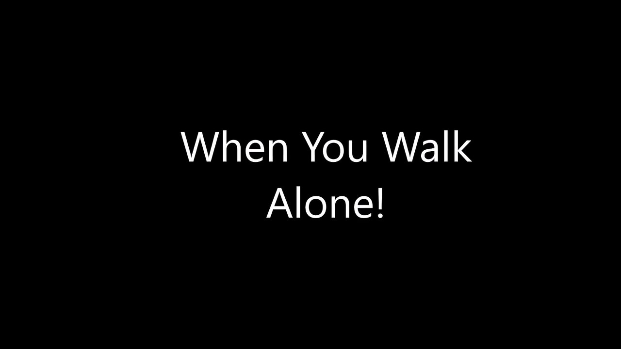 Walking Alone vs Walking With Your Friends!!
