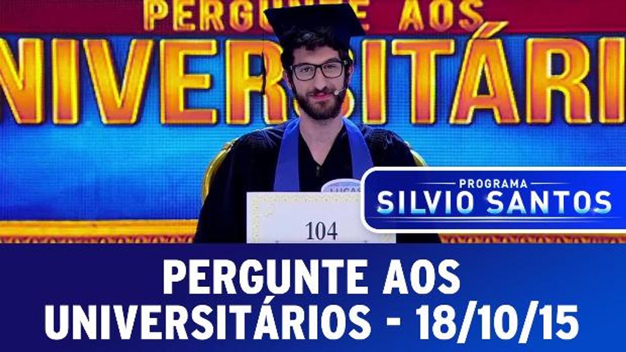 Pergunte aos Universitários de 18.10.15