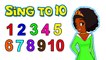 Princess 123s Sings to 10 | Counting Song | Numbers Learning Video | Teach Children 123